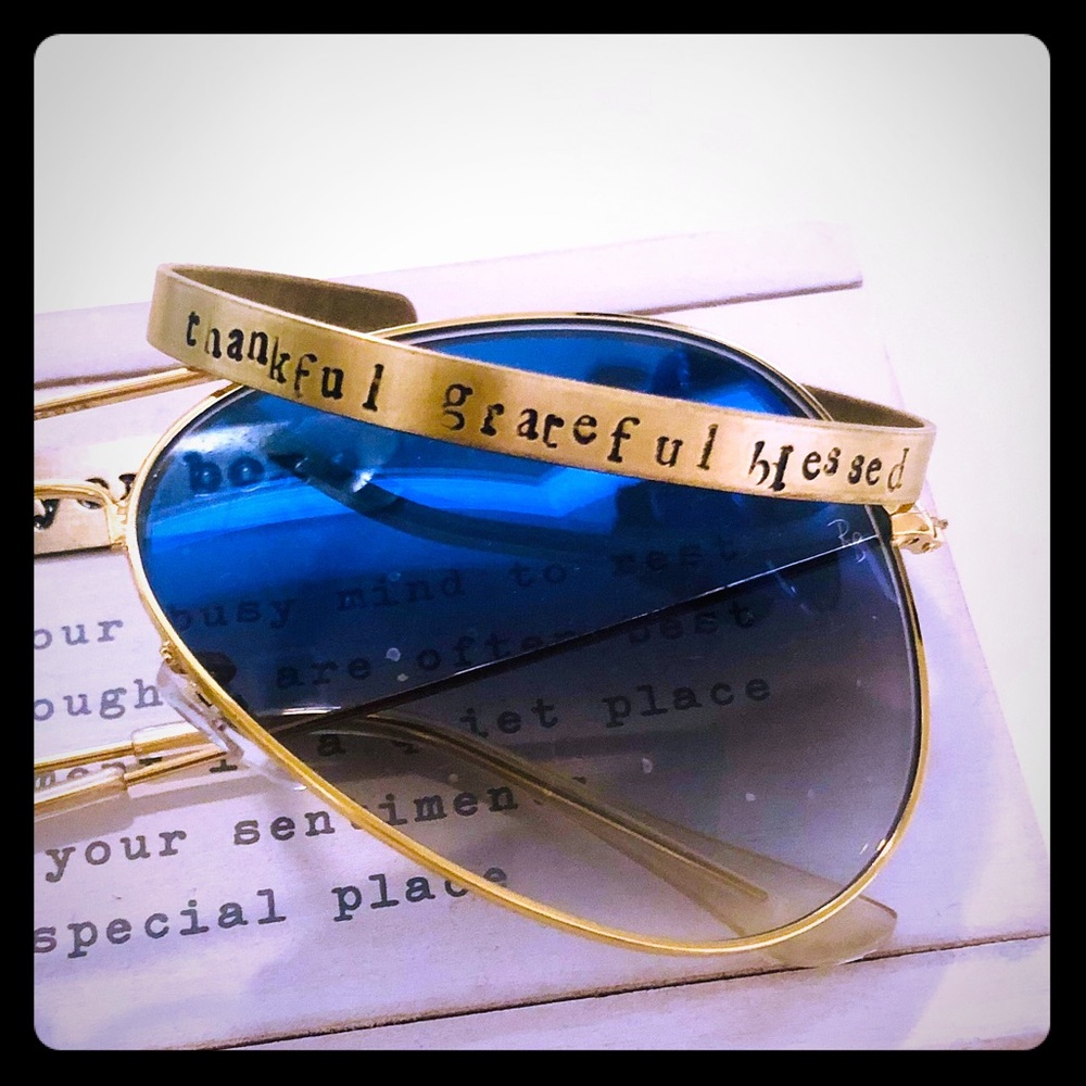 Personalized stamped cuff